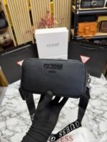 Guess Lainie Sling Bag With OG Box, Dust Bag & Carry Bag – Heavy Quality Designer Crossbody Bag for Women (Black). - Image 6