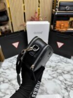 Guess Lainie Sling Bag With OG Box, Dust Bag & Carry Bag – Heavy Quality Designer Crossbody Bag for Women (Black). - Image 3