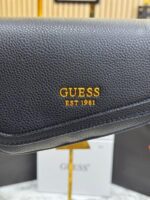 Guess G Dream Flap Shoulder Crossbody Bag With Box, Dust Bag & Carry Bag (Black) – Premium Designer Sling Bag for Women. - Image 4