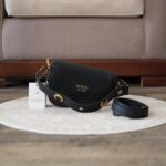 Guess G Dream Flap Shoulder Crossbody Bag With Box, Dust Bag & Carry Bag (Black) – Premium Designer Sling Bag for Women. - Image 2