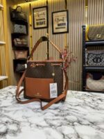 Michael Kors Maeve Medium Bucket Bag Brown – Premium Women’s Designer Bucket Bag with Dust Bag. - Image 3