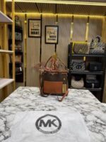 Michael Kors Maeve Medium Bucket Bag Brown – Premium Women’s Designer Bucket Bag with Dust Bag. - Image 4