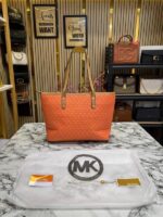 Michael Kors Carter Tote Bag Orange – Premium Women’s Designer Tote Bag with Dust Bag & Card. - Image 2