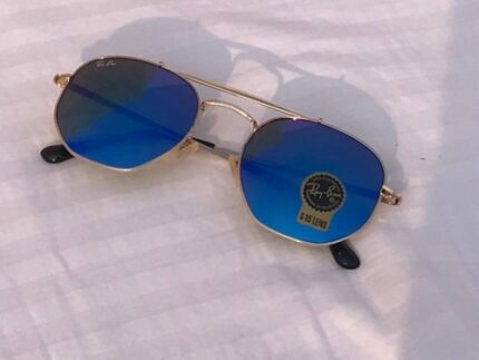 Stylish blue gradient lens outdoor sunglasses