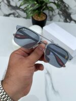 Stylish grey lens sunglasses with black frame