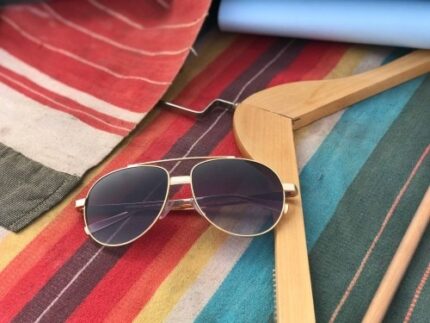 Black gradient shaded sunglasses with premium frame