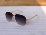 Stylish black casual sunglasses with modern silhouette