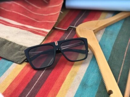 Black tinted UV protection eyewear outdoor shades