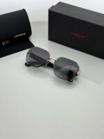 Black shaded gradient sunglasses with sleek frame