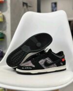 Premium suede leather streetwear skate shoes design