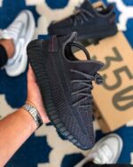 Reflective lace streetwear running shoes close view