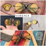 Trendy yellow UV protection sunglasses