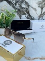 Brown gradient lens sunglasses with brown frame