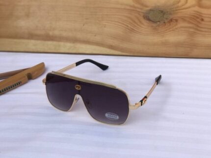 Brown shaded cat-eye sunglasses with stylish frame