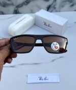 Stylish matt brown outdoor sunglasses with UV protection