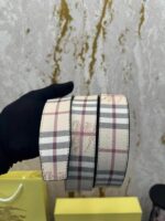 Luxury Burberry Signature Belt Combo Set