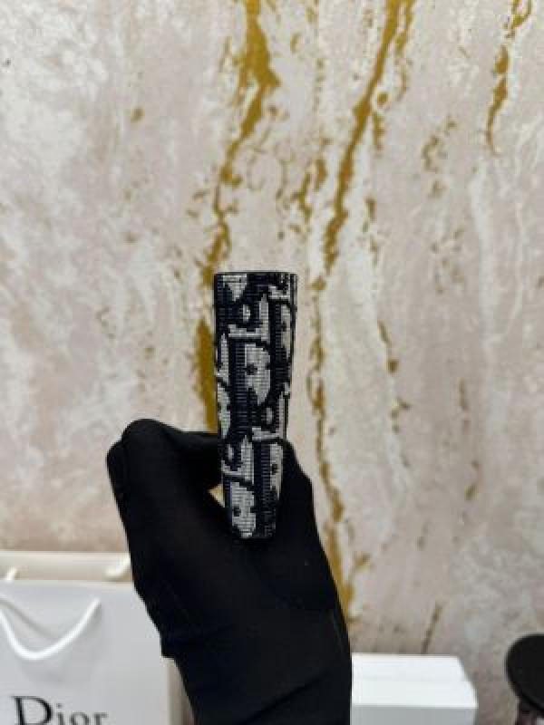 Christian Dior Black Belt and Wallet Set