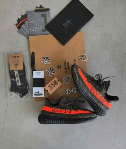 Flexible knit upper grey running shoes rubber sole