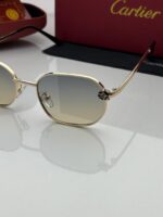 Authentic Cartier 4132 golden frame