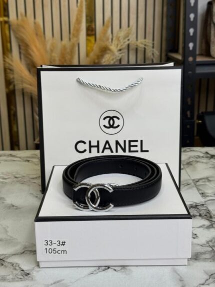 Chanel Initials Buckle Belt