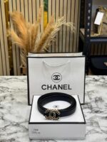 Chanel Chain CC Buckle Leather Belt