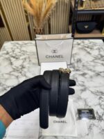 Luxury Chanel Chain Belt with Carry Bag