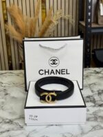 Chanel Golden Initials Buckle Belt