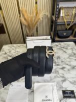 Designer Chanel Golden Buckle