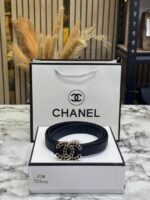 Chanel Golden Initials Buckle Belt