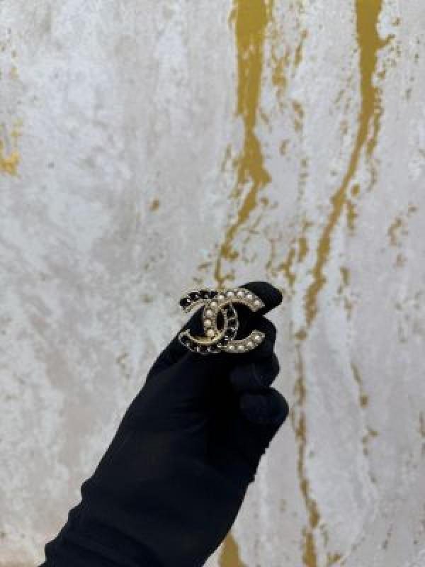 Chanel C08 Black Double Buckle Belt Photo