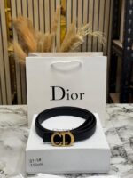 Dior Belt with Box and Carry Bag