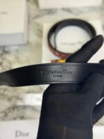 Dior Oblique Printed Belt with Box