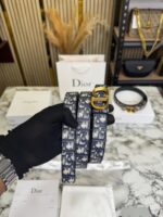 Dior Oblique Belt with Dust Bag