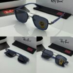 Stylish blue frame sunglasses for men