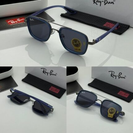 Stylish blue frame sunglasses for men