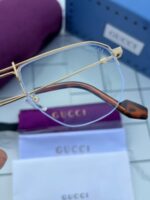 Clear aviator eyeglass frame minimalist design