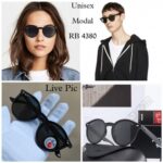 Transparent frame round sunglasses with tinted lenses