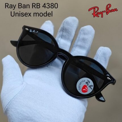 Stylish transparent round lens outdoor sunglasses