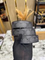 Coach Belt with Dust Bag and Carry Bag