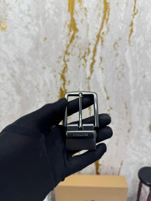 Premium Coach Leather Belt Product Photo