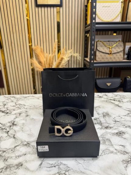 Dolce & Gabbana Belt with OG Box and Carry Bag