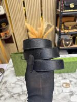 Designer Gucci Belt with Snake Hardware