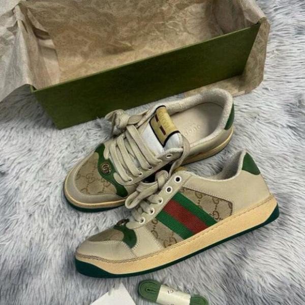 Gucci Screener dirty sneaker retro casual shoes