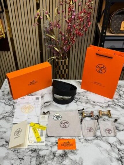 Hermes Belt Set with Dust Bag