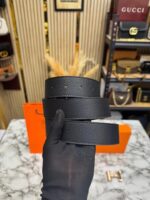 Designer Hermes H Buckle Belt Accessory
