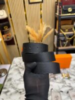 Hermes H Buckle Belt Set with Box