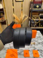Hermes Black Belt with Original Box
