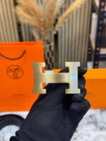 Hermes Leather Belt with Carry Bag