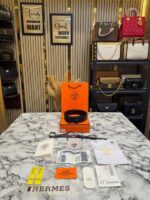 Hermes Premium Leather Belt with Initial Buckle