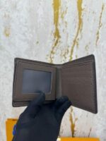 LV Brown Check Pattern Belt and Wallet Image